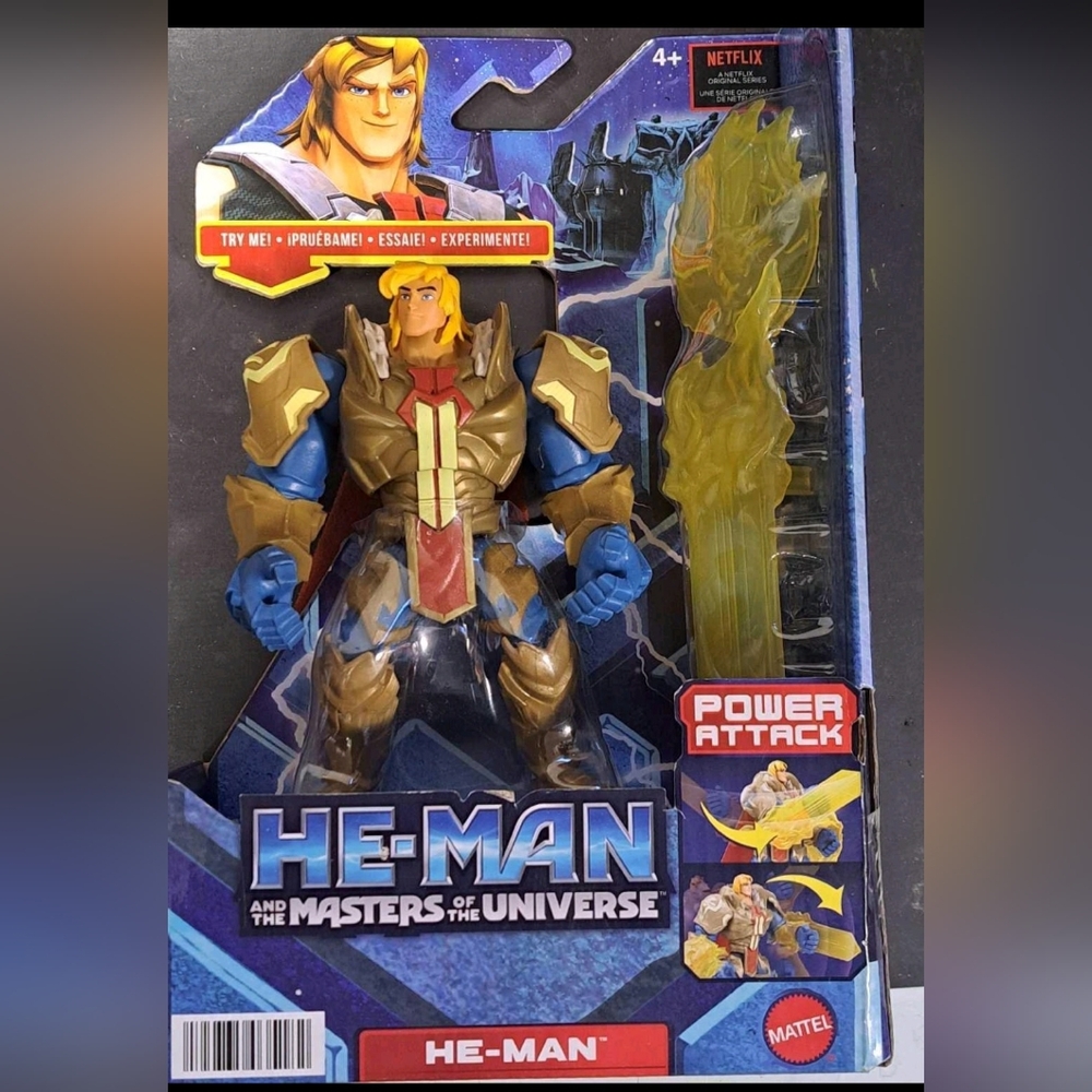 Brand New He-Man And The Masters Of The Universe Action Figure with Sword